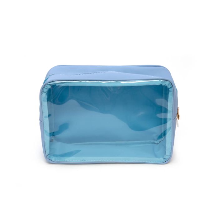 Necessaire Joy Essential Cristal Azul Claro - PERSONALIZÁVEL COM NOME