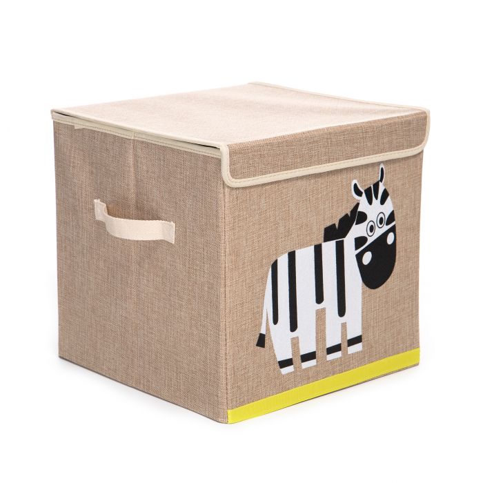 Caixa Organizadora Linha Bichos com tampa - Zebra