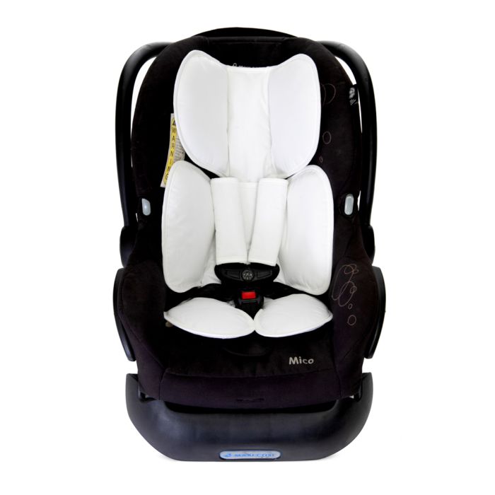 Capa Protetora para Bebê Conforto / Cadeirinha de Carro - Branco