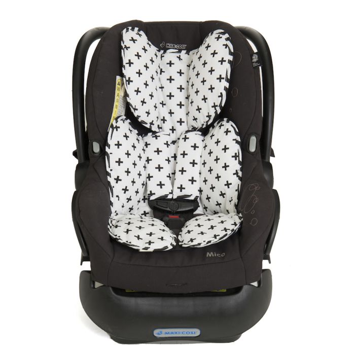 Capa Protetora para  Bebê Conforto / Cadeirinha de Carro - Modern Black